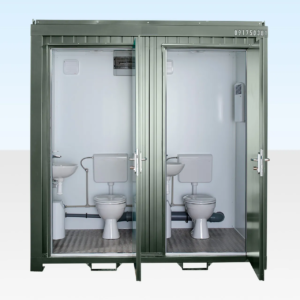 1+1 double mains toilet 8ft x 5ft (bottle green)