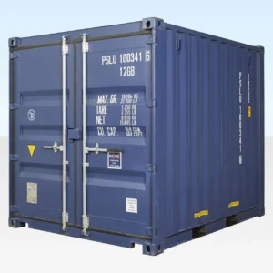 10ft x 8ft shipping container (one trip) – blue