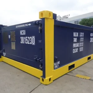10ft dnv 2.7 1 half height open top containers