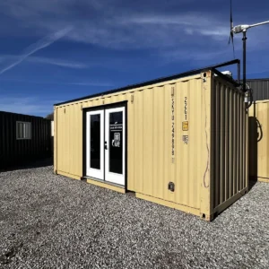 20 ft shipping container office solar off grid