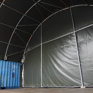 20 x 20ft container shelter (6 x 6m) shade cloth pvc