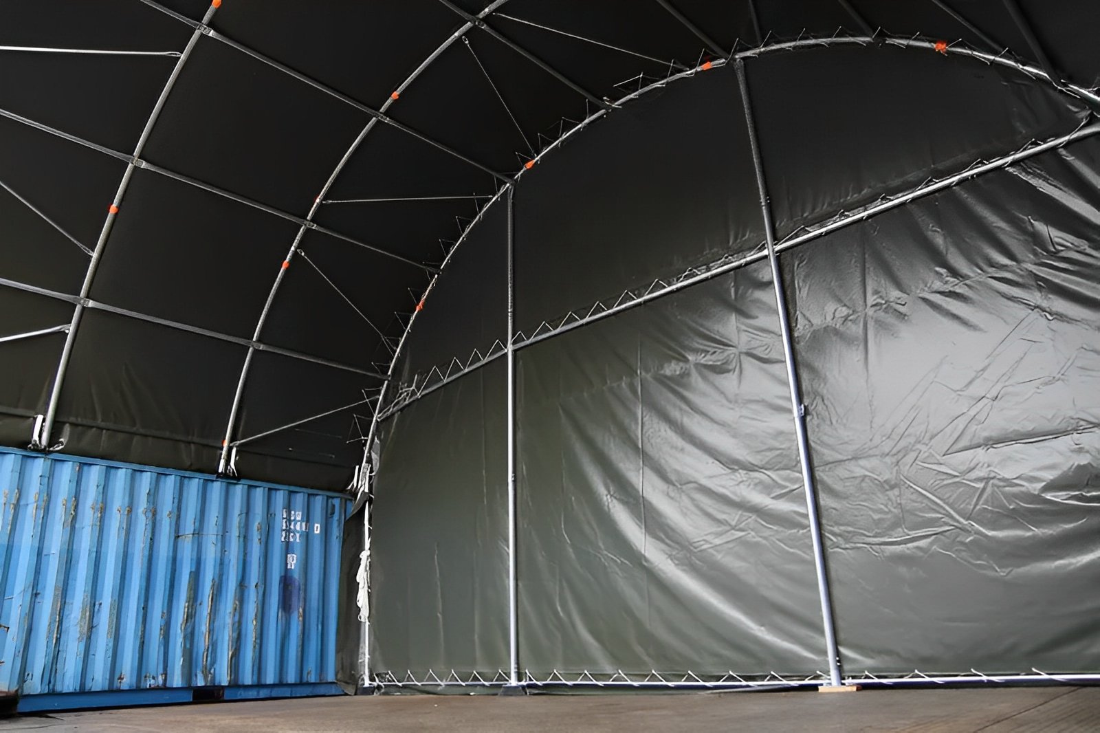 20 x 20ft container shelter (6 x 6m) shade cloth pvc 20 x 20ft container shelter (6 x 6m) shade cloth pvc