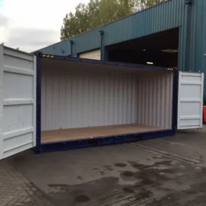 20ft open side high cube container (9′ 6″ high)