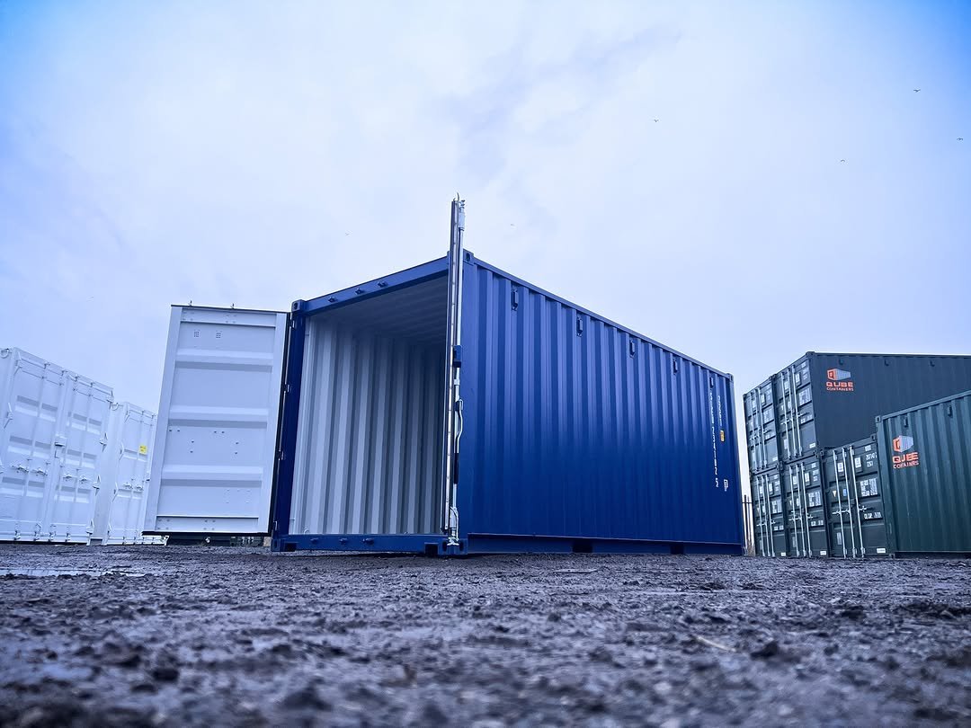 20ft shipping container (one trip) – blue 20ft shipping container (one trip) – blue