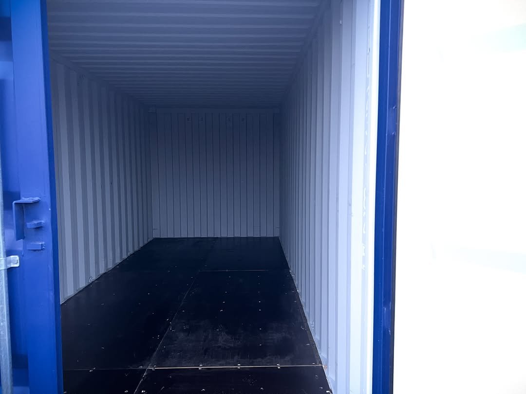 20ft shipping container (one trip) – blue 20ft shipping container (one trip) – blue