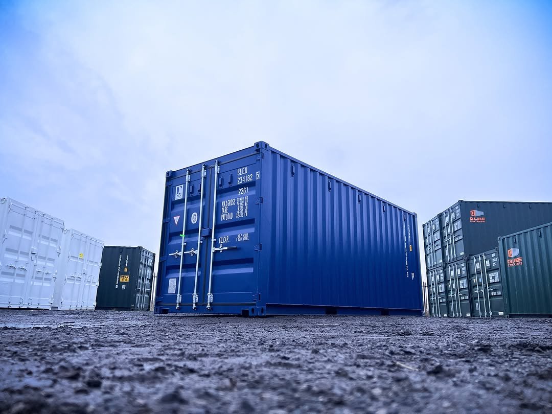 20ft shipping container (one trip) – blue 20ft shipping container (one trip) – blue