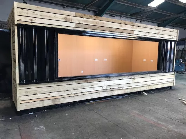 20ft x 8ft cladded food/drink outlet shipping container 20ft x 8ft cladded food/drink outlet shipping container