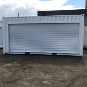 20ft x 8ft roller shutter shipping containers