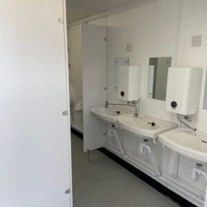 3+1 steel toilet cabin 16ft x 9ft