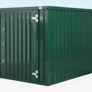 3m x 2.1m flat packed storage containers