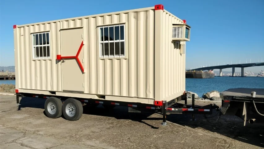 20ft mobile office container with trailer 20ft mobile office container with trailer