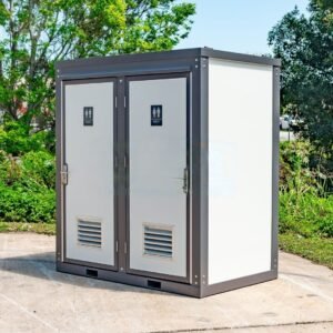 portable double toilet