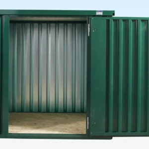 (powder coated) flat packed metal storage container